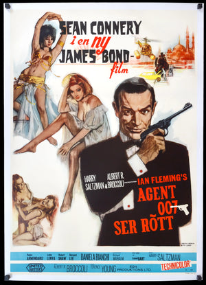 From Russia with Love (1963) Original Swedish One-Sheet Movie Poster ...