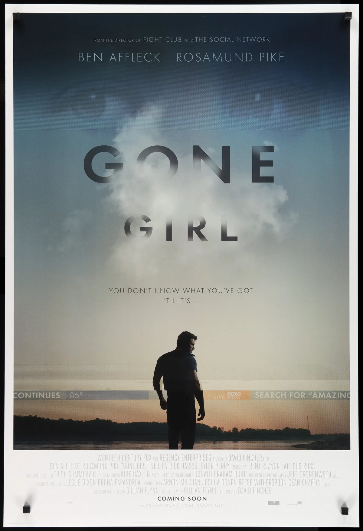 Gone Girl (2014) original movie poster for sale at Original Film Art