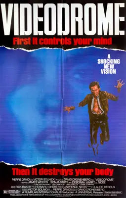 Videodrome (1983) Original One-Sheet Movie Poster - Original Film