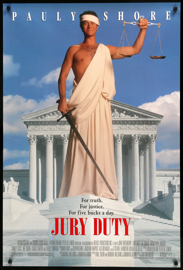 Jury Duty original movie store poster 1995