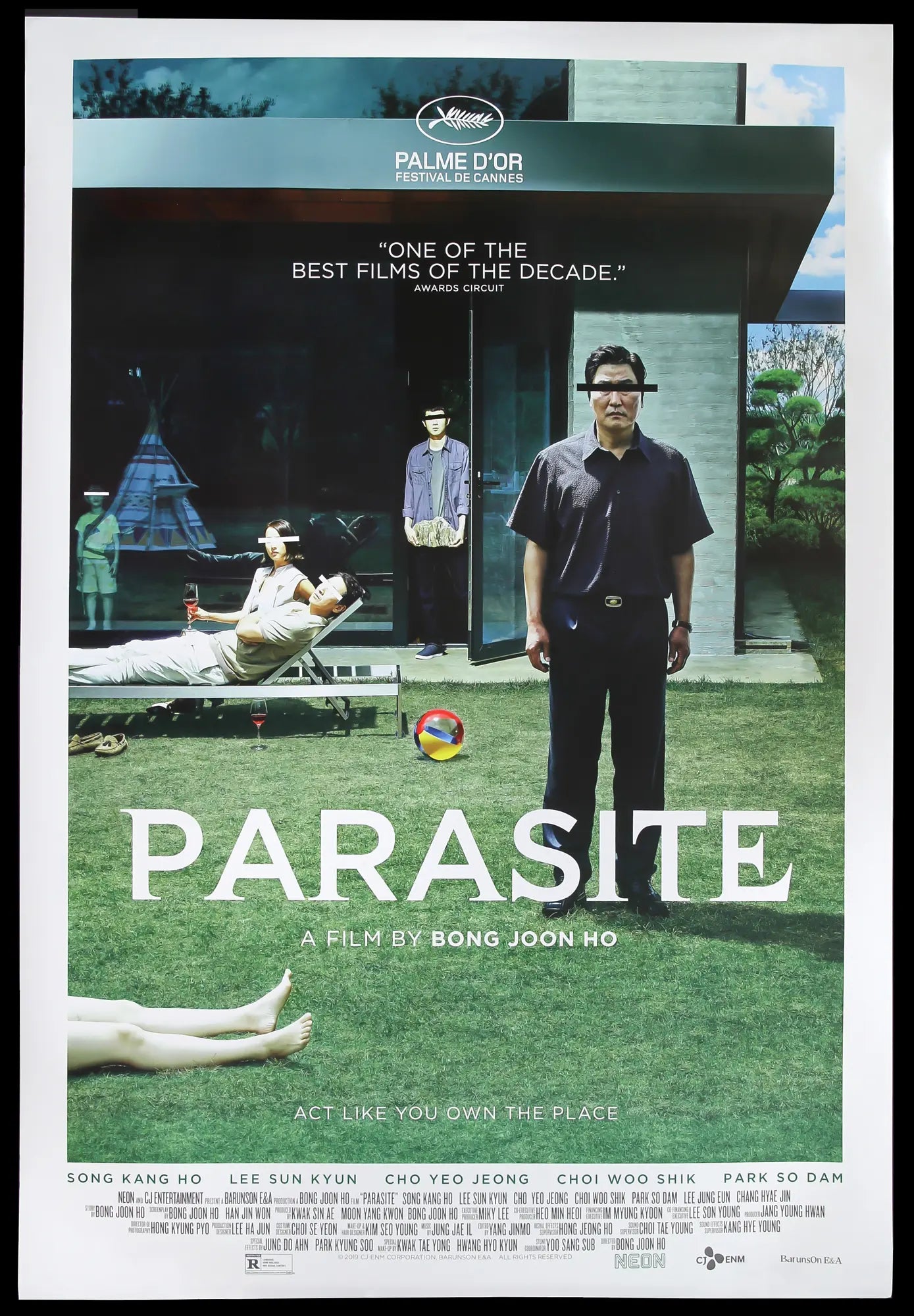 Parasite (2019) Original One Sheet Movie Poster - Original Film Art - Vintage  Movie Posters