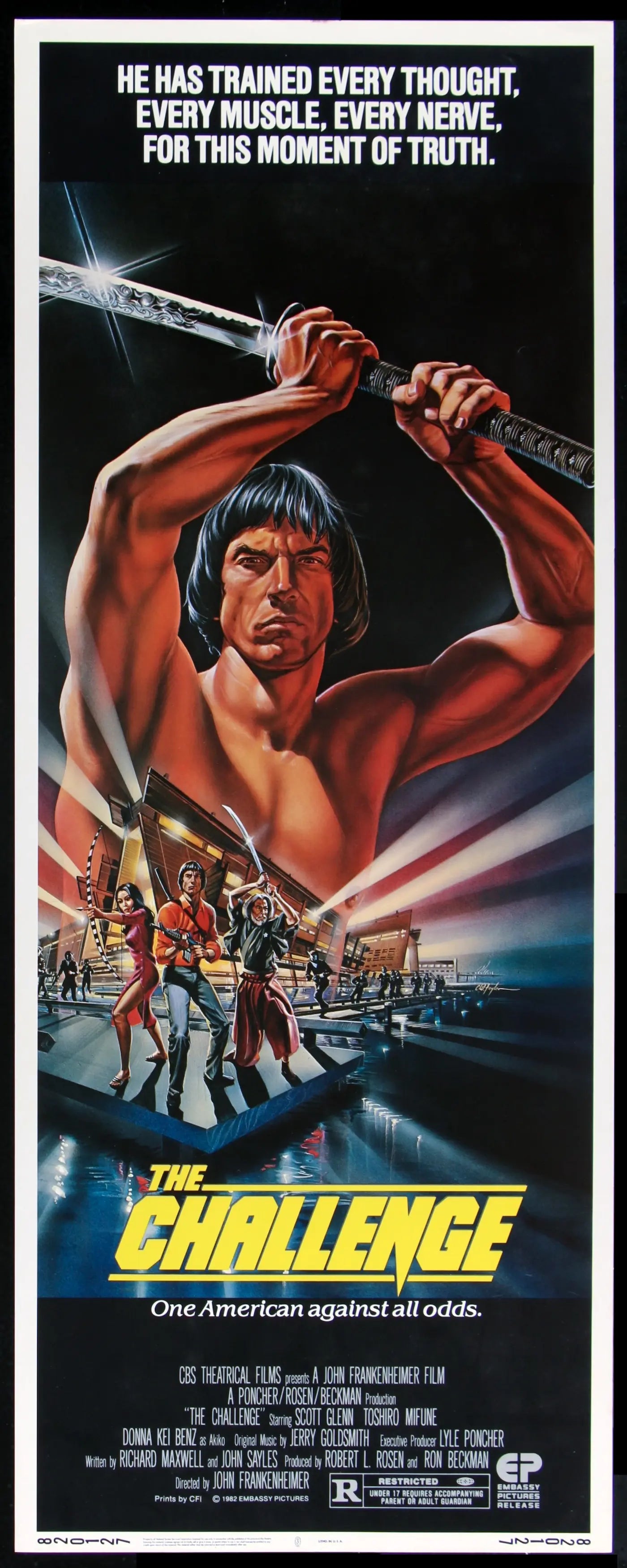 The Challenge (1982) Original Insert Movie Poster - Original Film Art -  Vintage Movie Posters