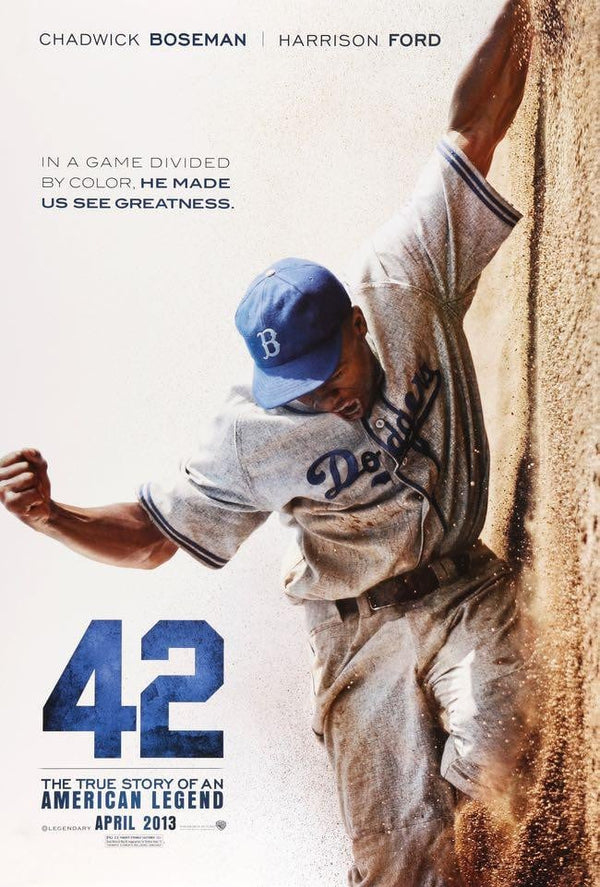  42 (2013) 27 x 40 Movie Poster Harrison Ford, Alan