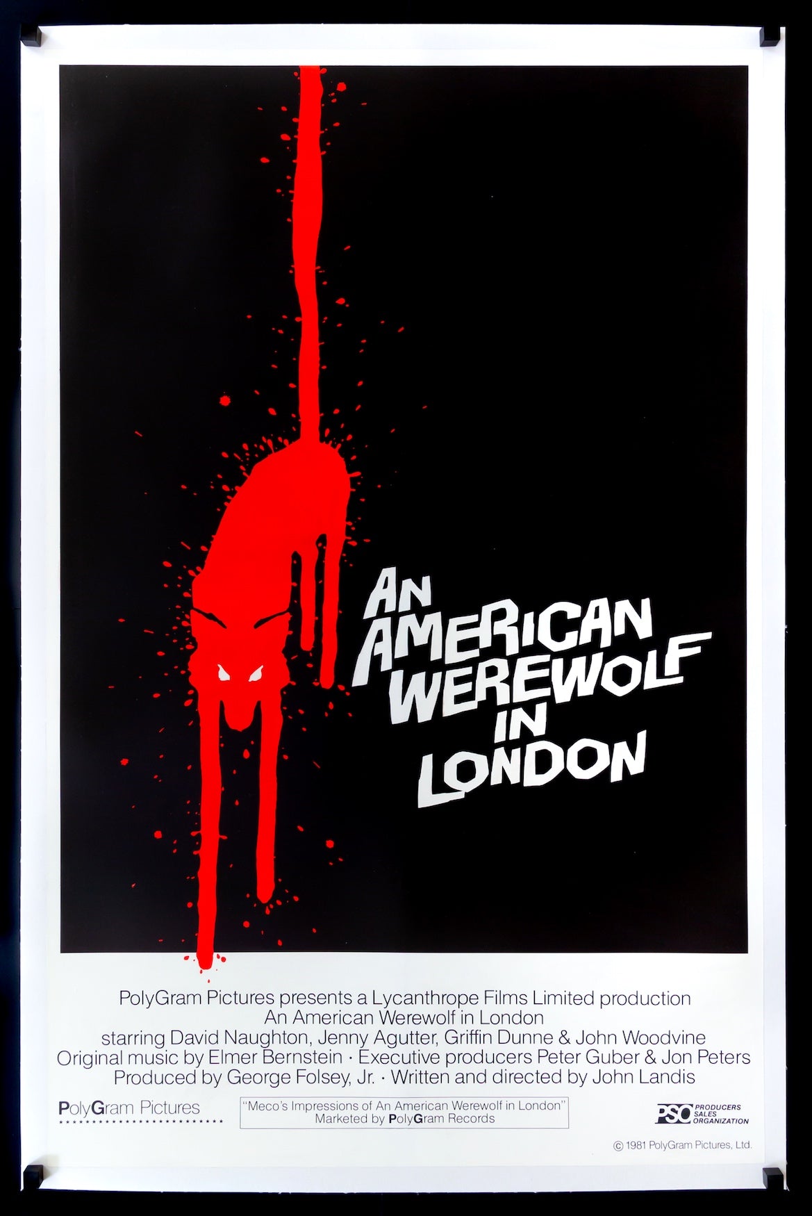 american werewolf in london movie poster