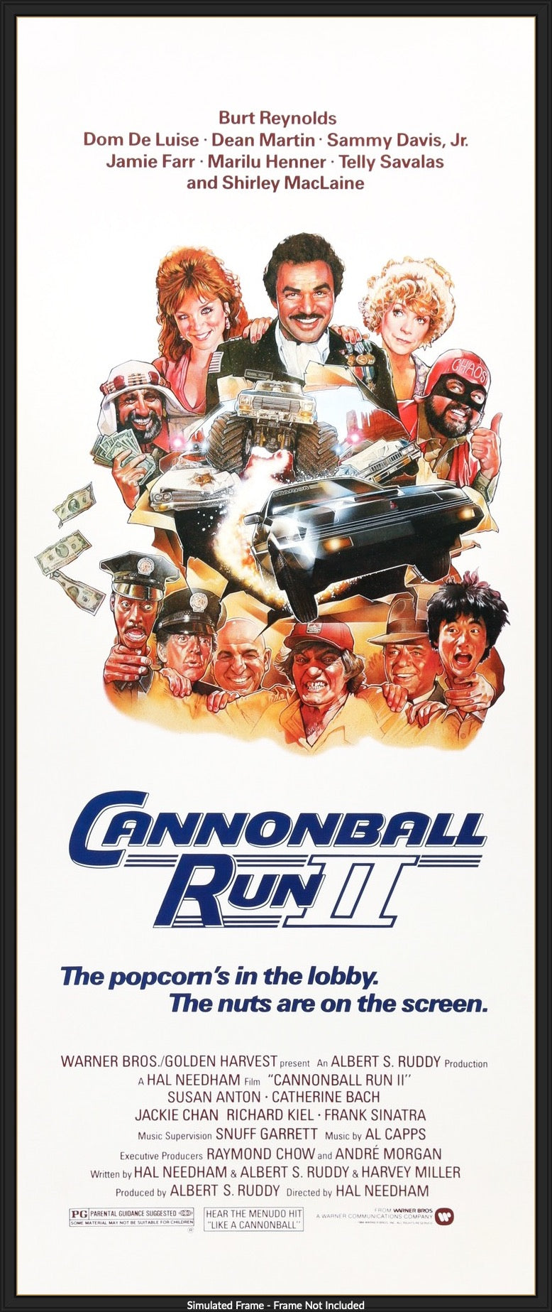 The Cannonball Run 2 (1984) Original Thirty by Forty Movie Poster -  Original Film Art - Vintage Movie Posters