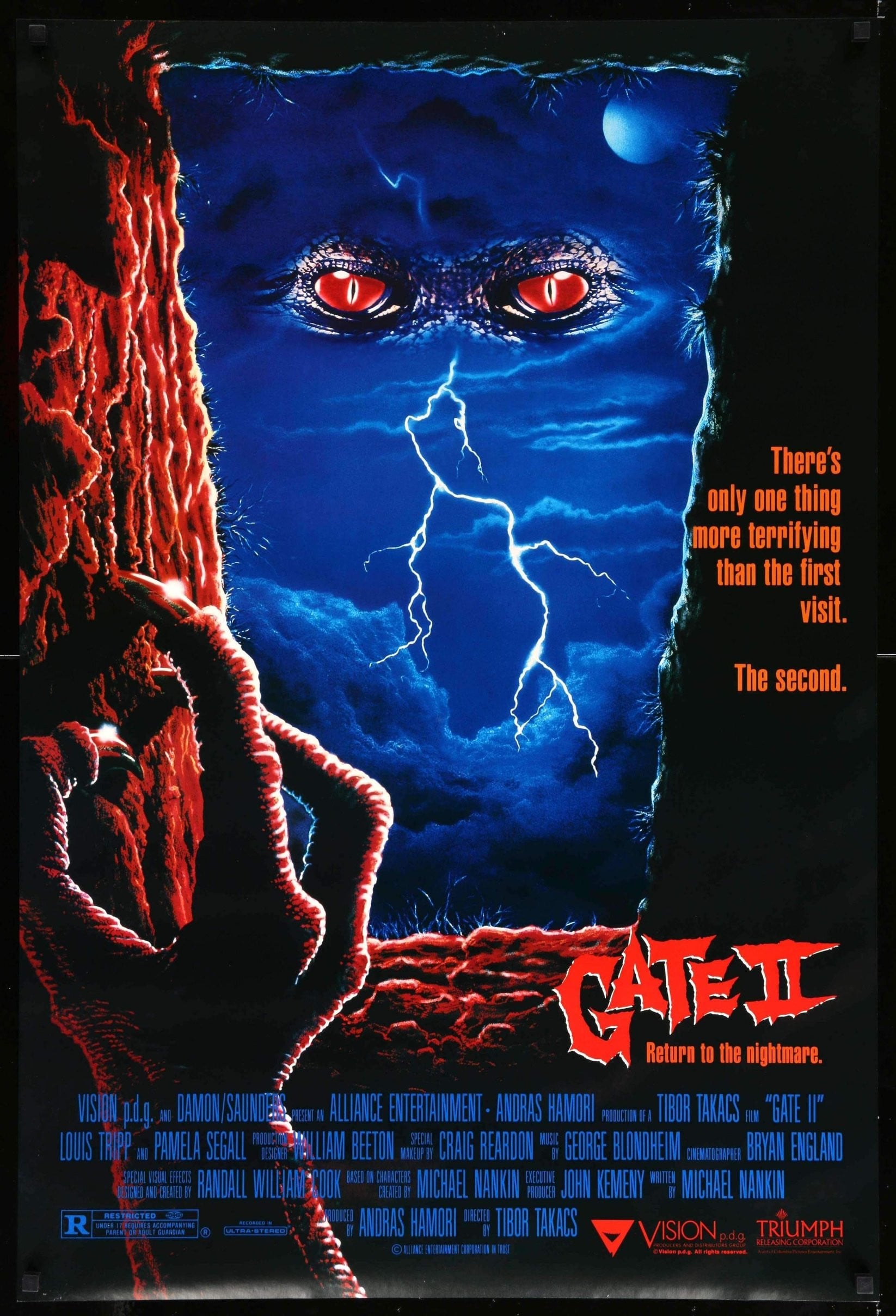 Gate II (1990) Original One-Sheet Movie Poster Original Film Art  Vintage Movie Posters