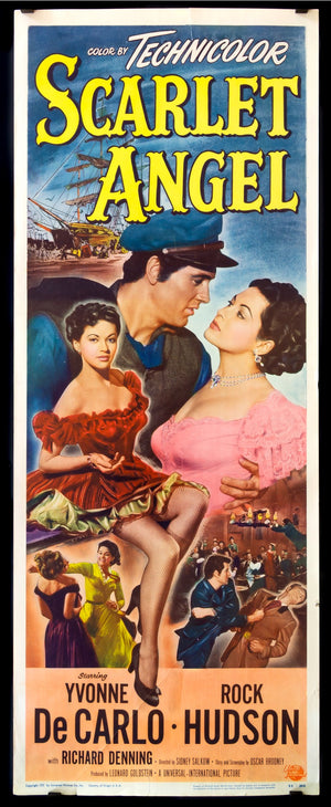 Scarlet Angel (1952) Original Insert Movie Poster - Original Film Art ...