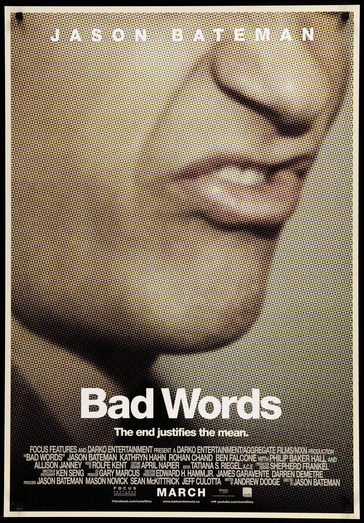 Bad Words (2014) original movie poster for sale at Original Film Art