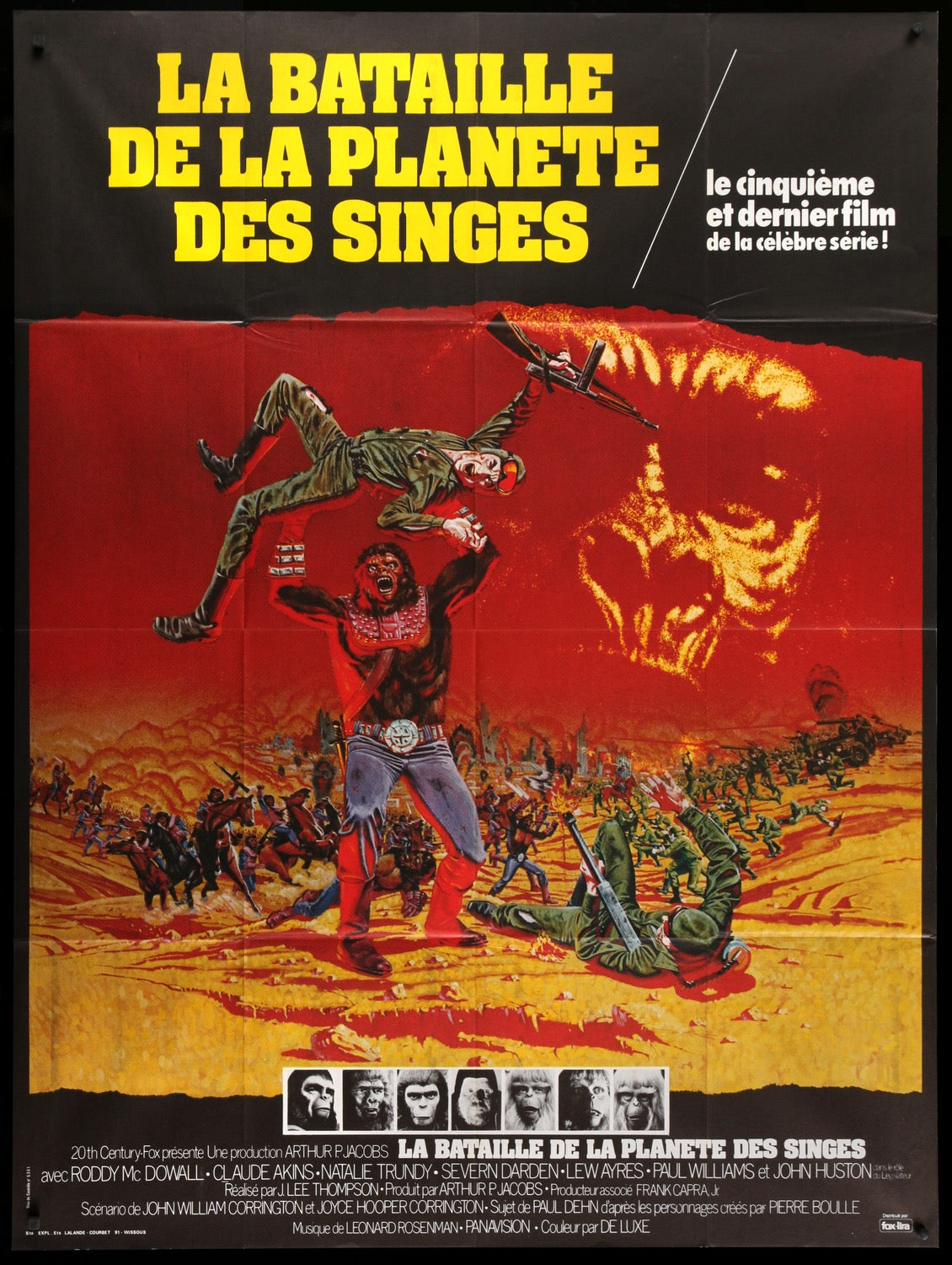 Battle For the Planet of the Apes (1973) original movie poster for sale at Original Film Art