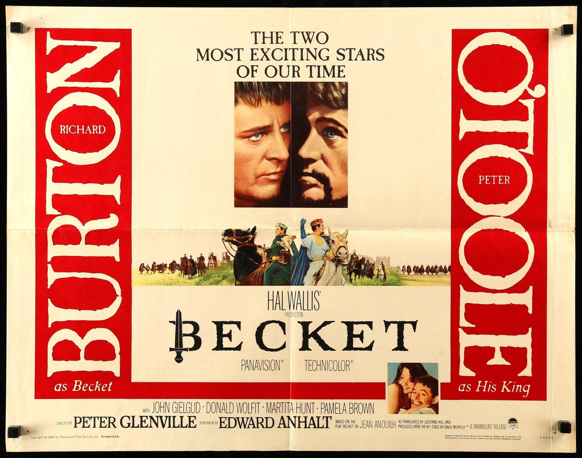 Becket (1964) original movie poster for sale at Original Film Art