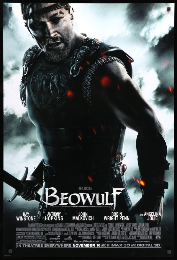 Beowulf 2007 Original One Sheet Movie Poster Original Film Art Vintage Movie Posters 