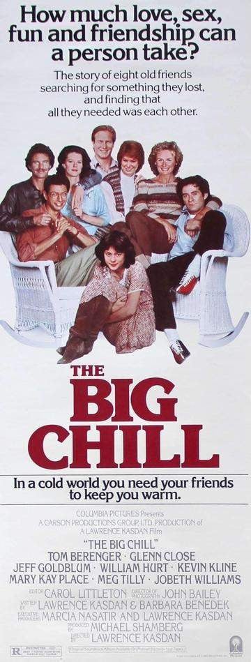 Big Chill (1983) original movie poster for sale at Original Film Art