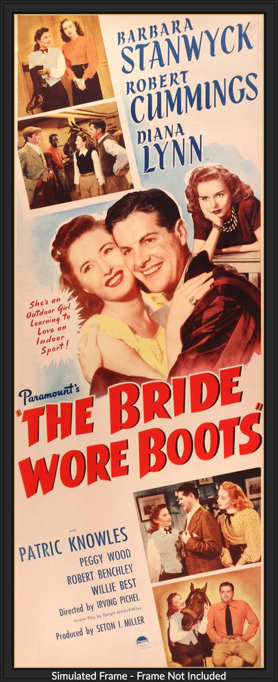The Bride Wore Boots (1946) Original Insert Movie Poster - Original ...