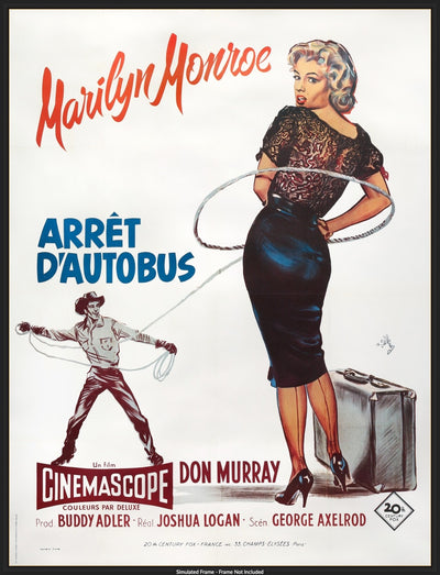 Bus Stop (1956) Original French Grande Movie Poster - Original Film Art ...