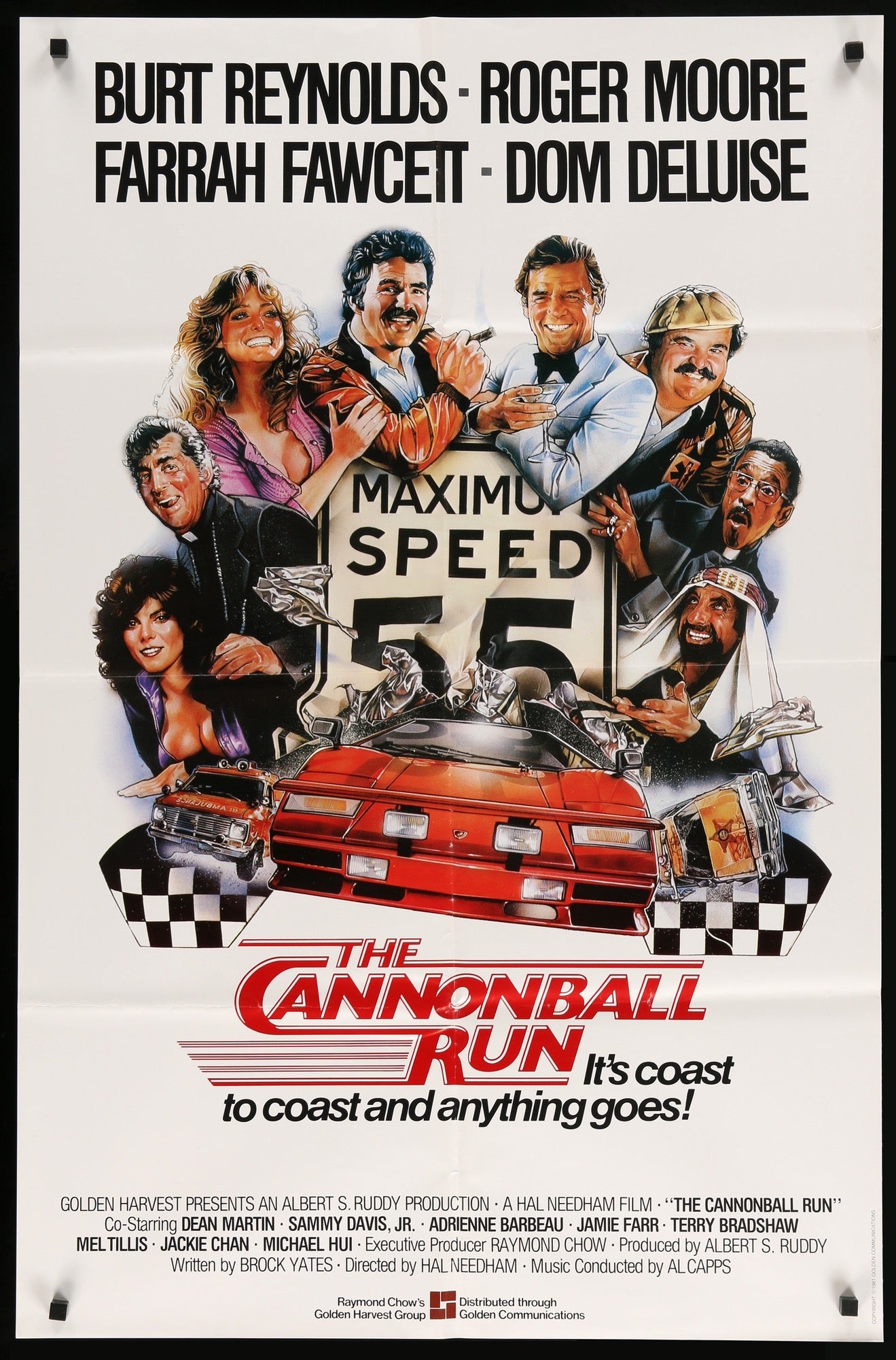 The Cannonball Run 1981 - 80s Movies - Posters and Art Prints