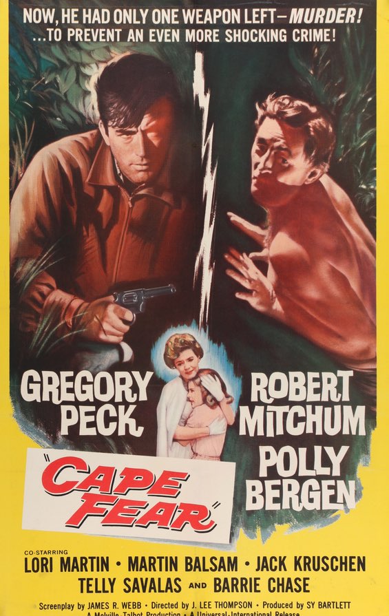 Cape Fear (1962) original movie poster for sale at Original Film Art