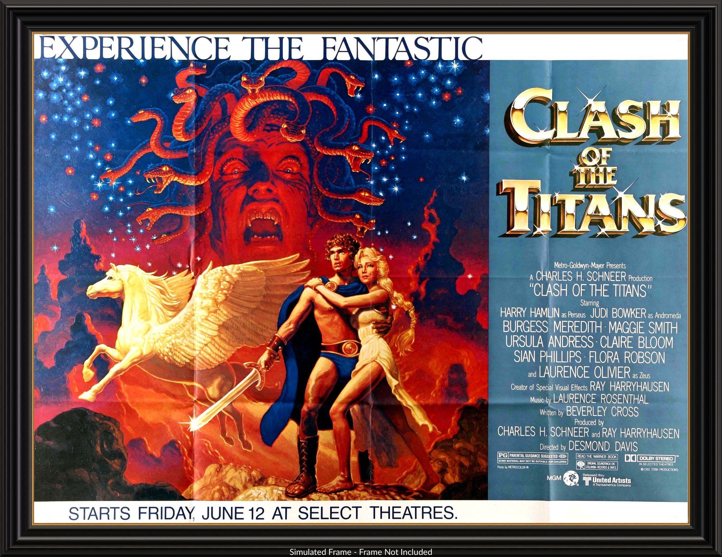Board Games: Clash of the Titans Game (Whitman, 1981)