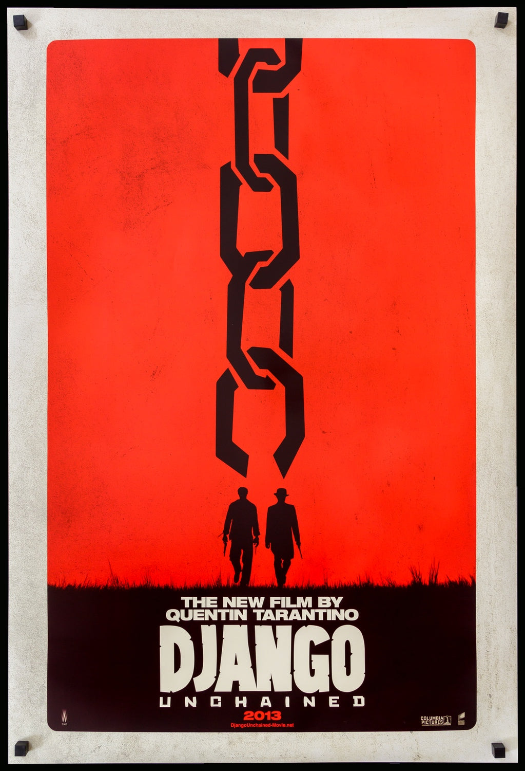 Django Unchained 2012 Original Teaser One Sheet Movie Poster