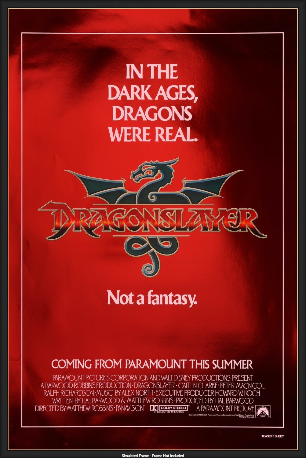 Dragonslayer (1981) ORIGINAL TRAILER 