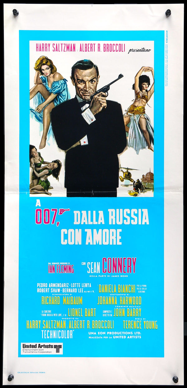 From Russia with Love (1963) Original Italian R1970s Movie Poster ...