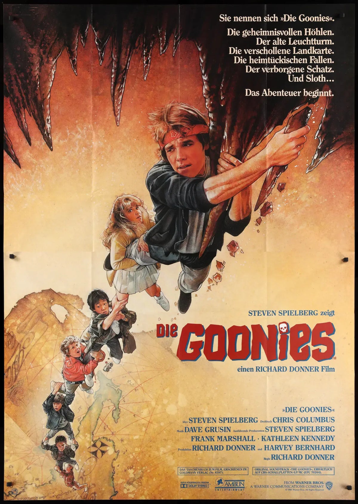 The Goonies (1985) Original German A00 Movie Poster - Original Film Art ...