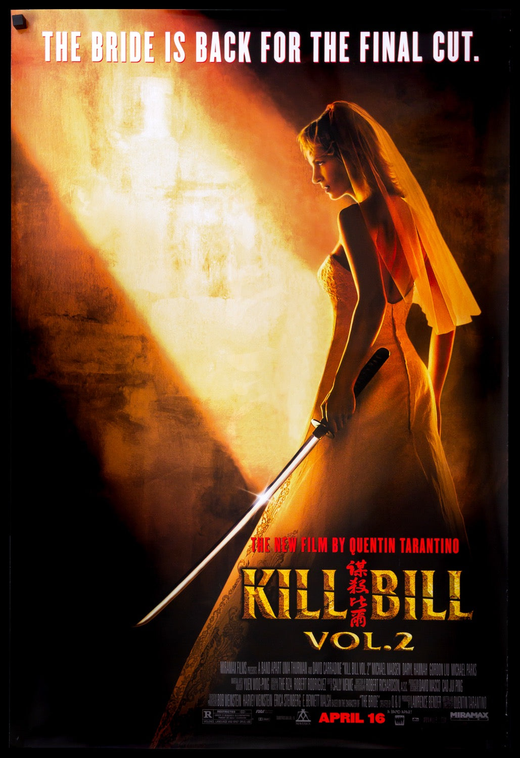 Kill Bill: Volume 2 (2004) Original One-Sheet Movie Poster