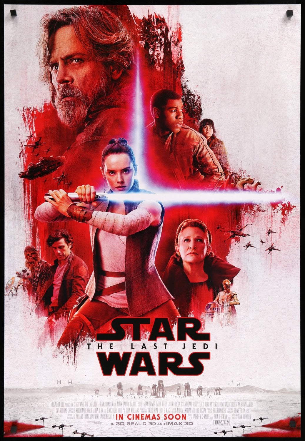 Star Wars: The Last Jedi (2017) Original Bus Stop Movie Poster - Original  Film Art - Vintage Movie Posters