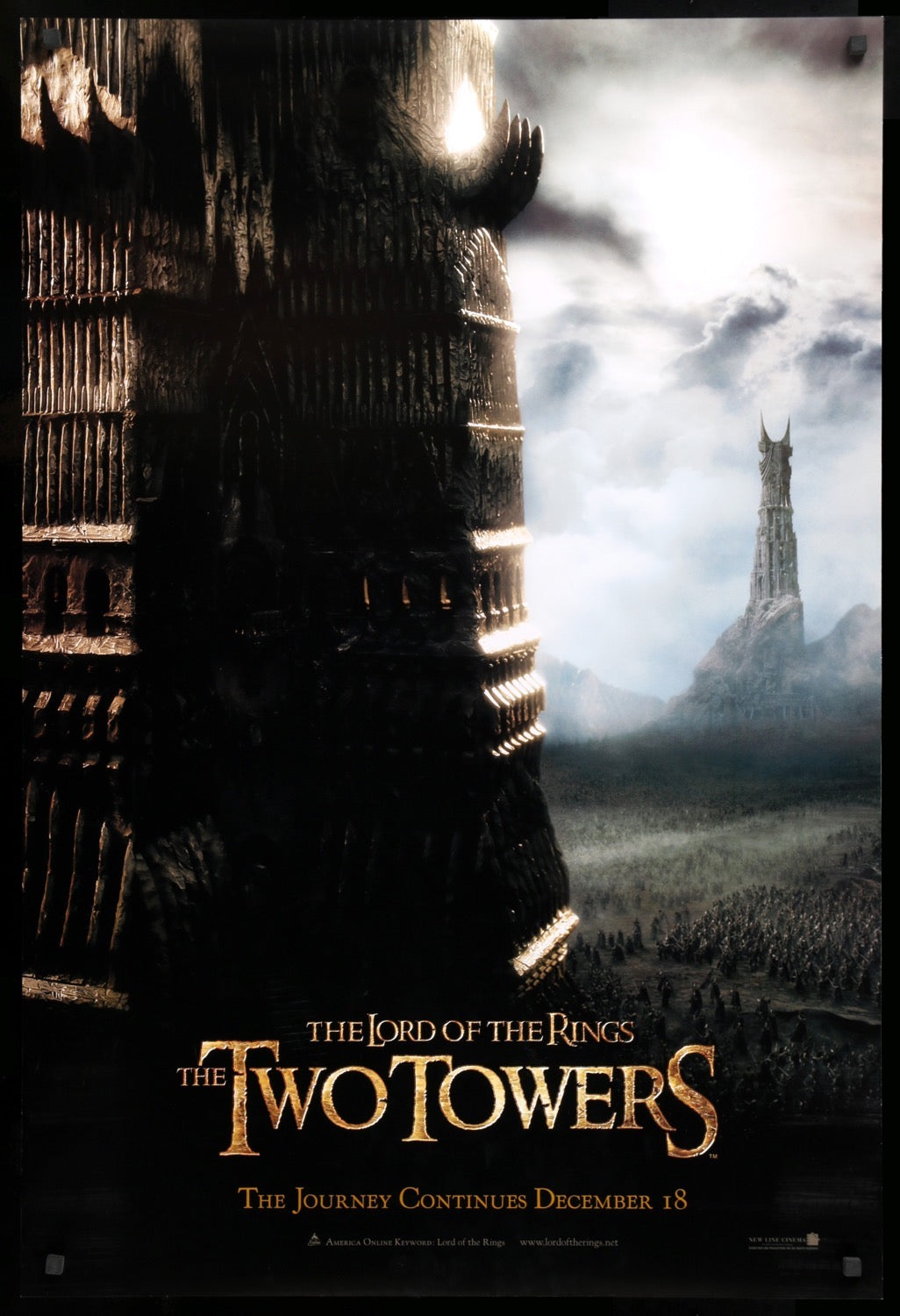 the lord of the rings the two towers logo
