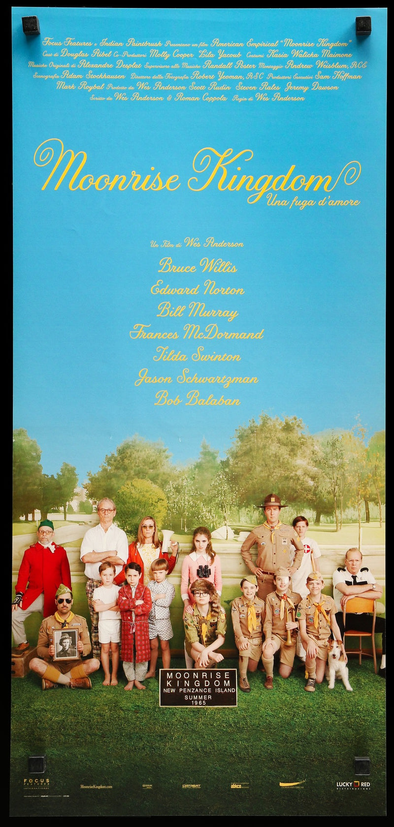 Moonrise Kingdom (2012) Original Italian Locandina Movie Poster ...