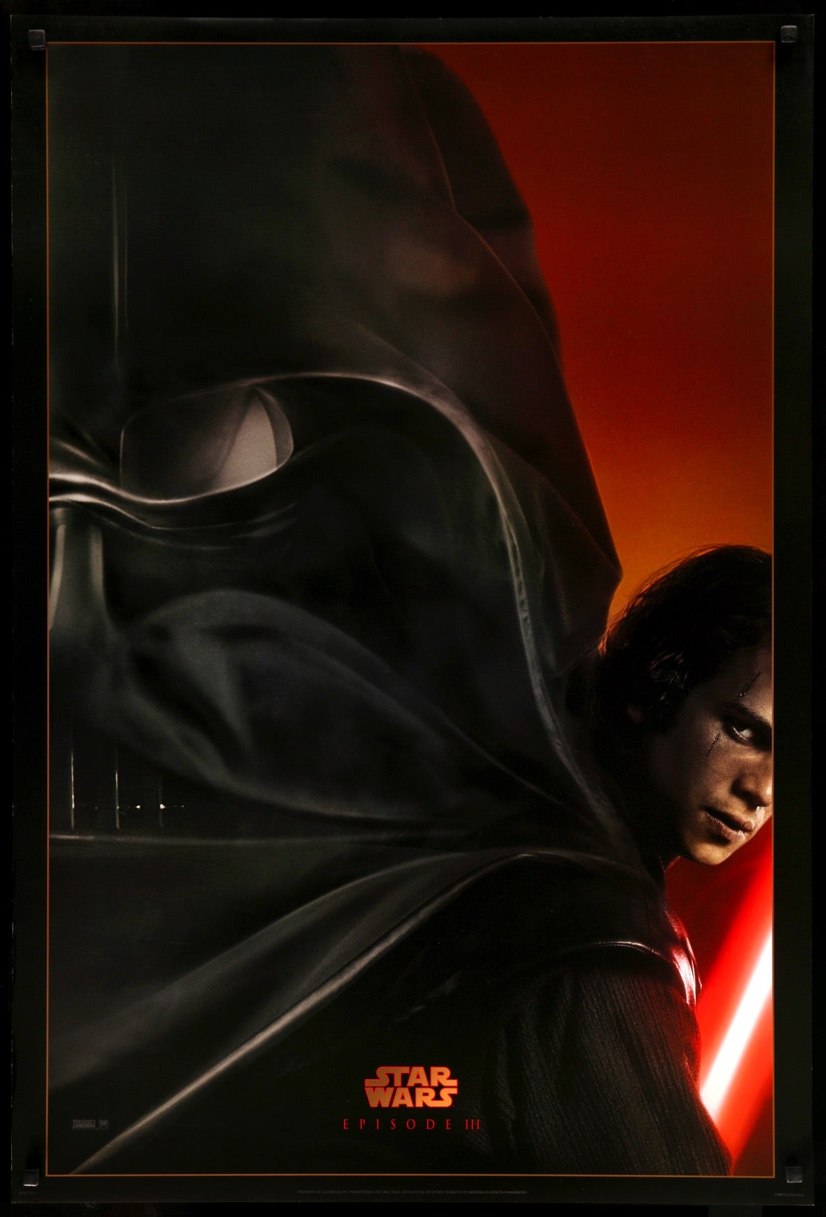 Star Wars Episode 3 Revenge Of The Sith 2005 One Sheet Movie Poster Original Film Art 