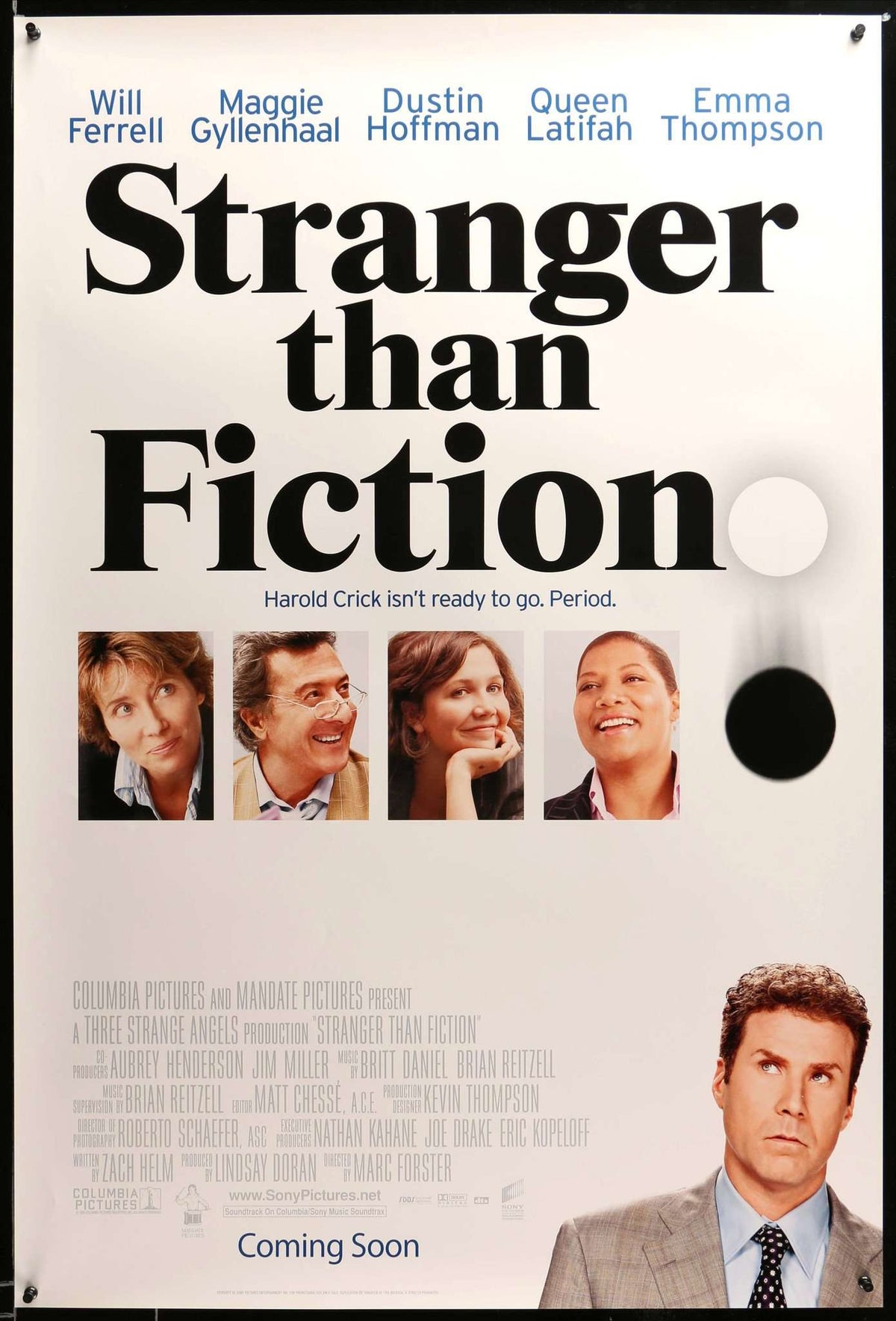 Stranger Than Fiction (2006) Original One-Sheet Movie Poster - Original ...