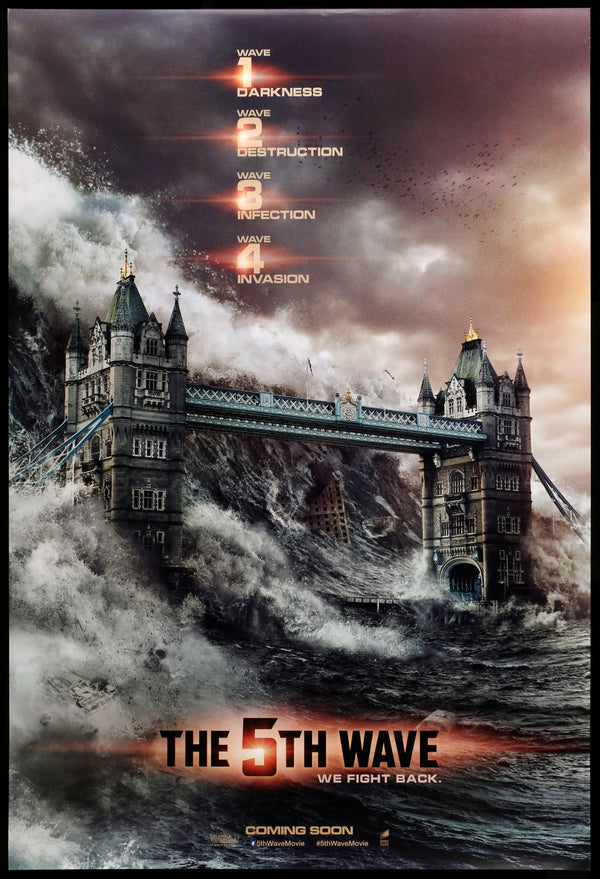THE 5TH WAVE Original Movie Poster 27x40 DS - VERSION B - CHLOE GRACE  MORETZ: Posters & Prints 