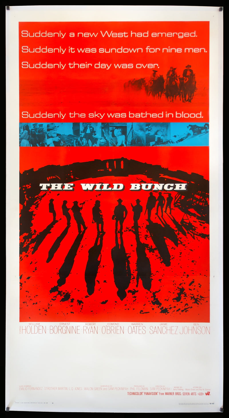 The Wild Bunch 1969 Original Three Sheet Movie Poster Original Film Art Vintage Movie Posters 