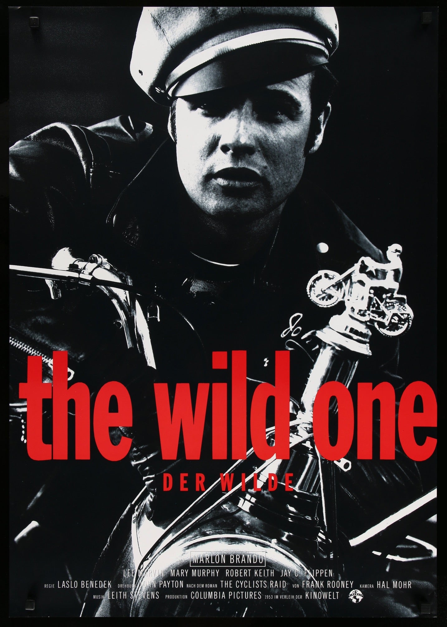 The Wild One Posters R1991 Poster Film Original German Vintage - Movie Movie - A1 Original Art (1953)